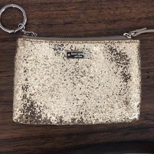 Kate Spade Gold Glitter Bitsy Laurel Way